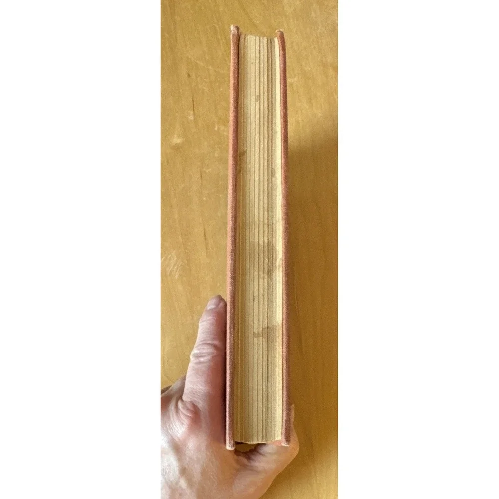 Robinson Crusoe 1957 Fine Editions Press Hardcover Leather Spine Vintage
